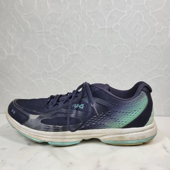 Ryka Devotion Plus 2 Womens Sneakers 11 Blue Lace Up Athletic Running Walking - Picture 10 of 13
